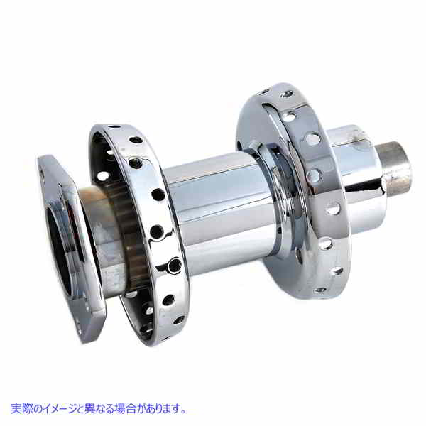 45-0295 クロームフロントホイールハブ Chrome Front Wheel Hub 取寄せ Vツイン (検索用／43672-84