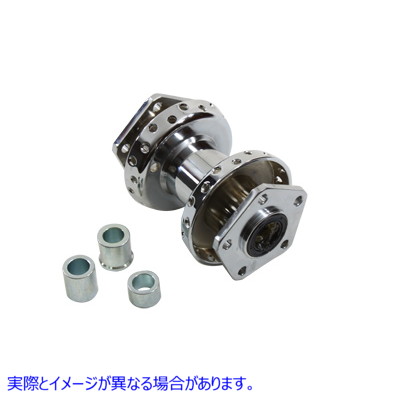 45-0326 クロームフロントホイールハブ Chrome Front Wheel Hub 取寄せ Vツイン (検索用／43404-87