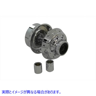 45-0329 クロームフロントホイールハブ Chrome Front Wheel Hub 取寄せ Vツイン (検索用／43672-84A