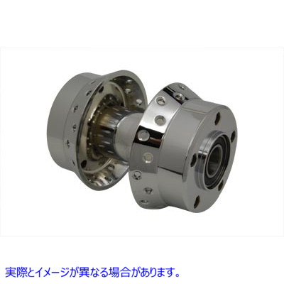 45-0333 クローム リア ホイール ハブ 1 インチ ベアリング Chrome Rear Wheel Hub 1 inch Bearings 取寄せ Vツイン (検索用／41