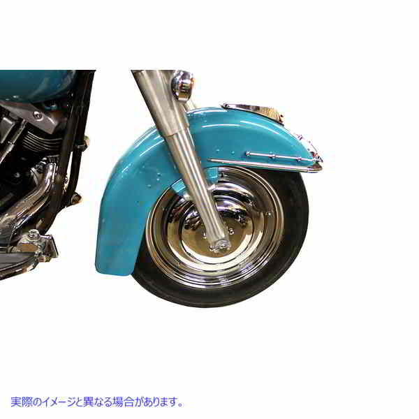 45-0378 16インチ フロントワイヤーホイールカバーセット クローム 16 inch Front Wire Wheel Cover Set Chrome 取寄せ Vツイン