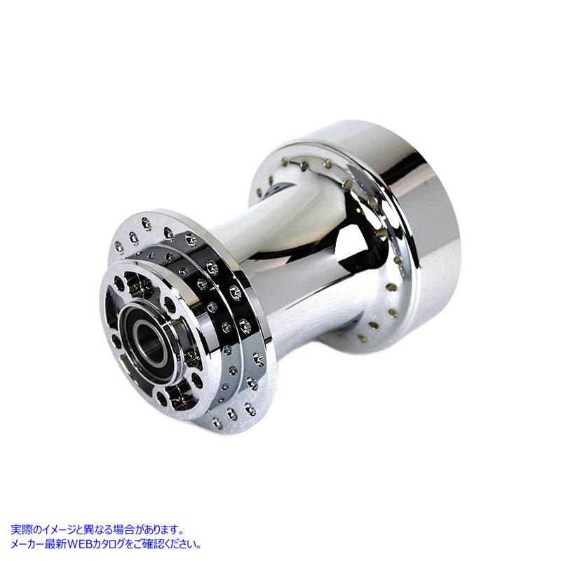 45-0474 クロームホイールハブ 25mm ベアリング Chrome Wheel Hub 25mm Bearings 取寄せ Vツイン (検索用／