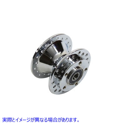 45-0641 クロームフロントホイールハブ Chrome Front Wheel Hub 取寄せ Vツイン (検索用／43610-00