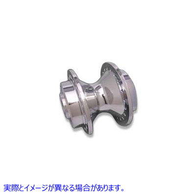 45-0788 クロームフロントホイールハブ25mmベアリング Chrome Front Wheel Hub 25mm Bearings 取寄せ Vツイン (検索用／