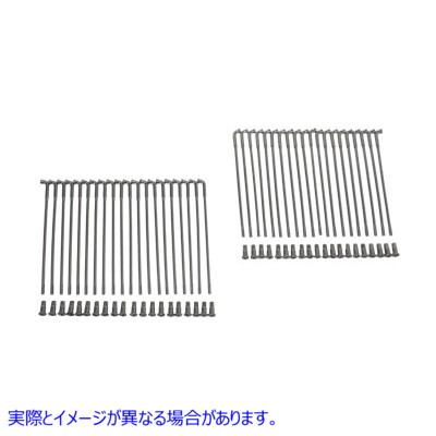 45-0956 クローム 16 インチ スポーク セット 取寄せ Vツイン Chrome 16 inch Spoke Set (検索用／41021-09 41697-09