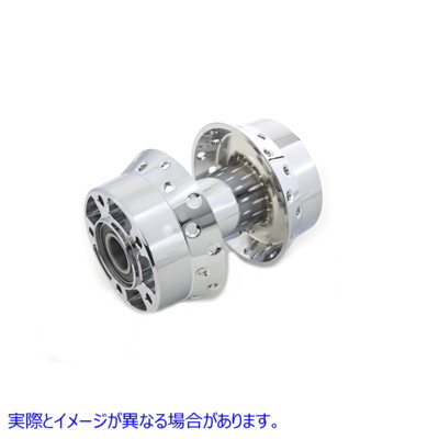 45-0968 ホイールハブ 25mm ベアリング付き クローム Wheel Hub with 25mm Bearings Chrome 取寄せ Vツイン (検索用／