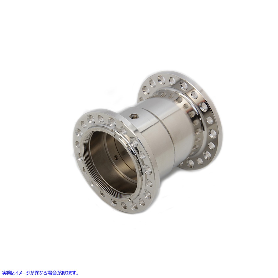 45-0985 フロントまたはリアホイールハブニッケルメッキ Front or Rear Wheel Hub Nickel Plated 取寄せ Vツイン (検索用／