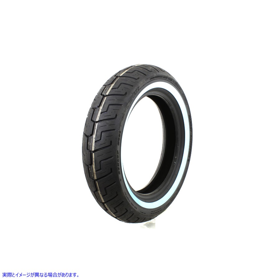 46-0448 ダンロップ D401 150/80B x 16 インチ リア ホワイトウォール タイヤ Dunlop D401 150/80B x 16 inch Rear Whitewall Ti