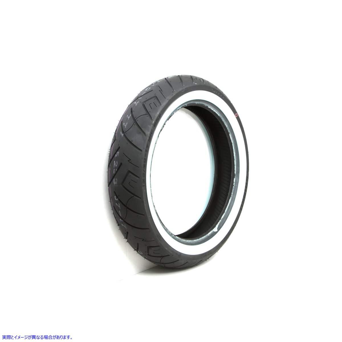46-0486 Shinko SR777 130/80H x 17インチホワイトウォールフロントタイヤ Shinko SR777 130/80H x 17 inch Whitewall Front Tire 取寄せ Vツイン (検索用／ Shinko 80-7428