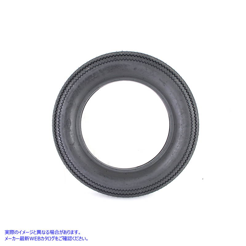 46-0536 Beck フロントまたはリア タイヤ 5.00 x 16 インチ Beck Front or Rear Tire 5.00 x 16 inch Black 取寄せ Vツイン (検