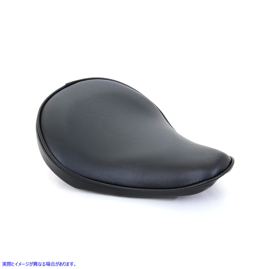 47-0062 ブラックビニールソロシート Black Vinyl Solo Seat 取寄せ Vツイン (検索用／ Bates 77503