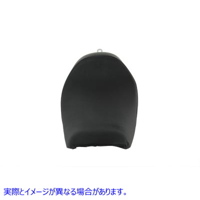 47-0603 薄型ブラックビニールソロシート Low Profile Black Vinyl Solo Seat 取寄せ Vツイン (検索用／51375-06 Corbin Gentry