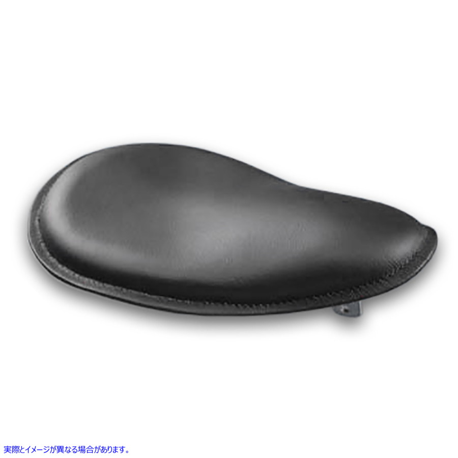 47-0761 Velocipedeブラックレザーソロシート Velocipede Black Leather Solo Seat 取寄せ Vツイン (検索用／ Corbin Gentry