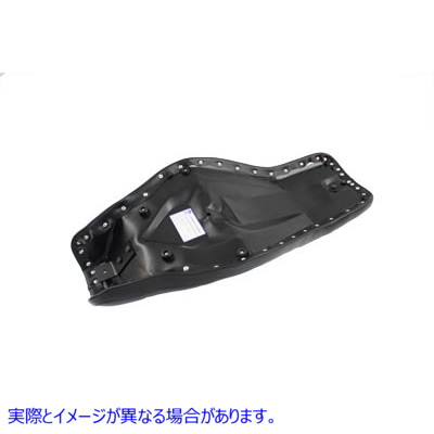 47-0864 ボタン付きコブラスタイルフラットランダーシート 取寄せ Vツイン Cobra Style Flatlander Seat With Buttons (検索用／