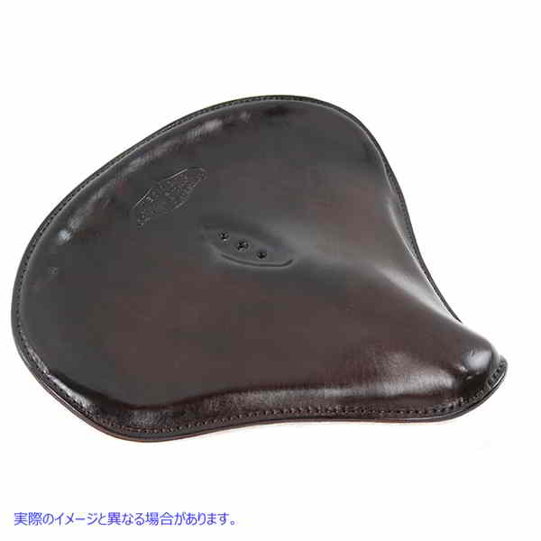 47-0893 レプリカブラウンレザーソロシート Replica Brown Leather Solo Seat 取寄せ Vツイン (検索用／