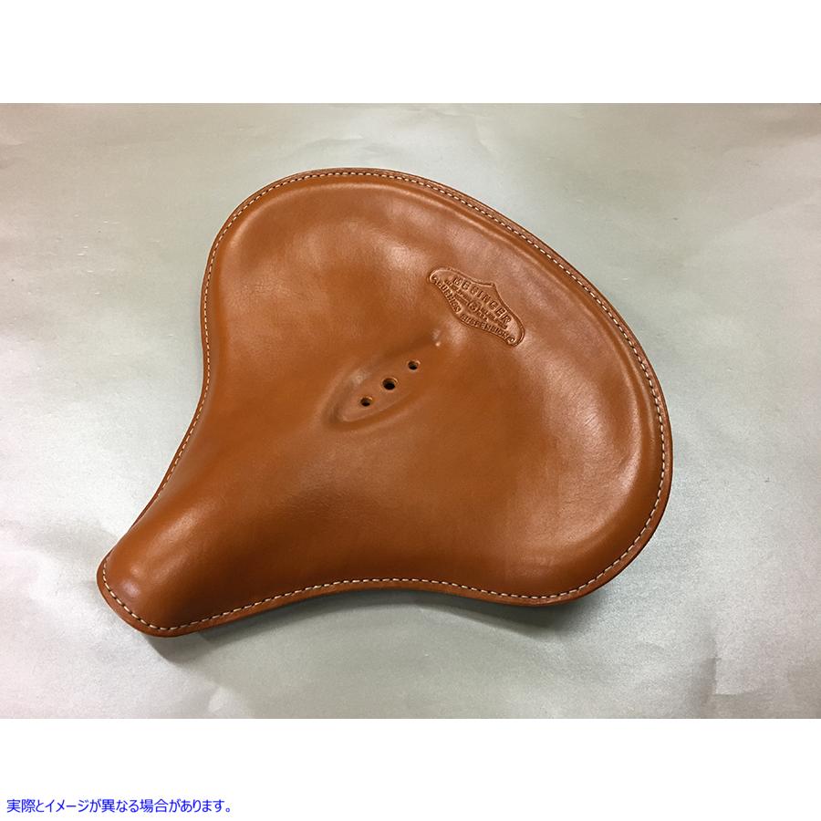 47-0896 ブラウンレザーソロシート Brown Leather Solo Seat 取寄せ Vツイン (検索用／ V-Twin