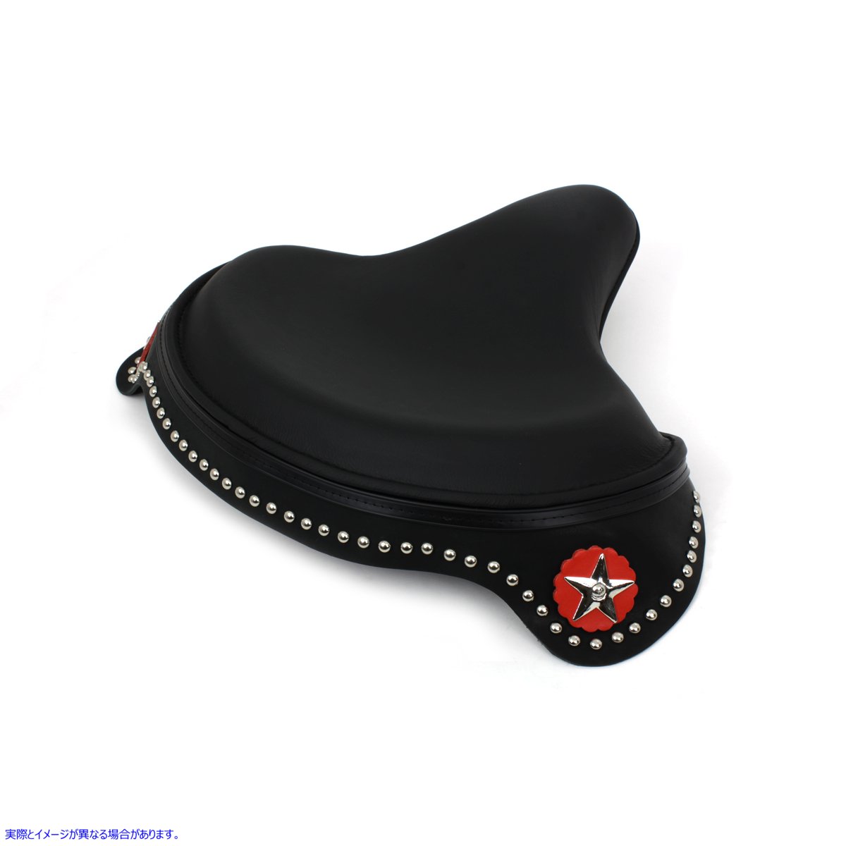 47-0946 スカート付きブラックレザーソロシート Black Leather Solo Seat with Skirt 取寄せ Vツイン (検索用／ Corbin Gentry