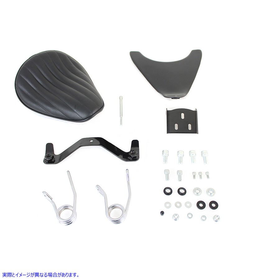 47-1818 Spring Mount Bates Tuck and Roll Solo Seat Kit 取寄せ Vツイン (検索用／