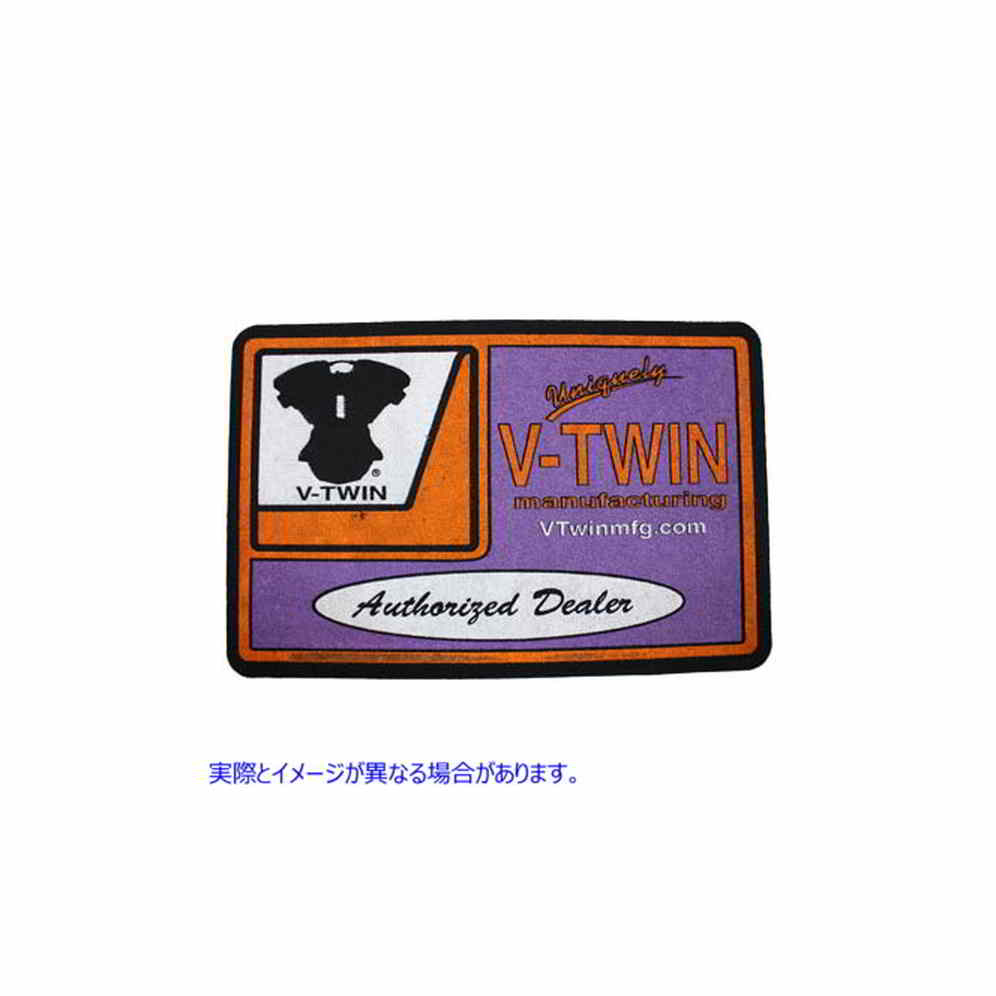 48-0012 V-Twin公認カウンターマット V-Twin Authorized Counter Mat 取寄せ Vツイン (検索用／