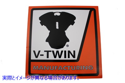 48-0164 V-Twin Dealer Decal Vツイン (検索用／Vツインディーラーデカール V-Twin