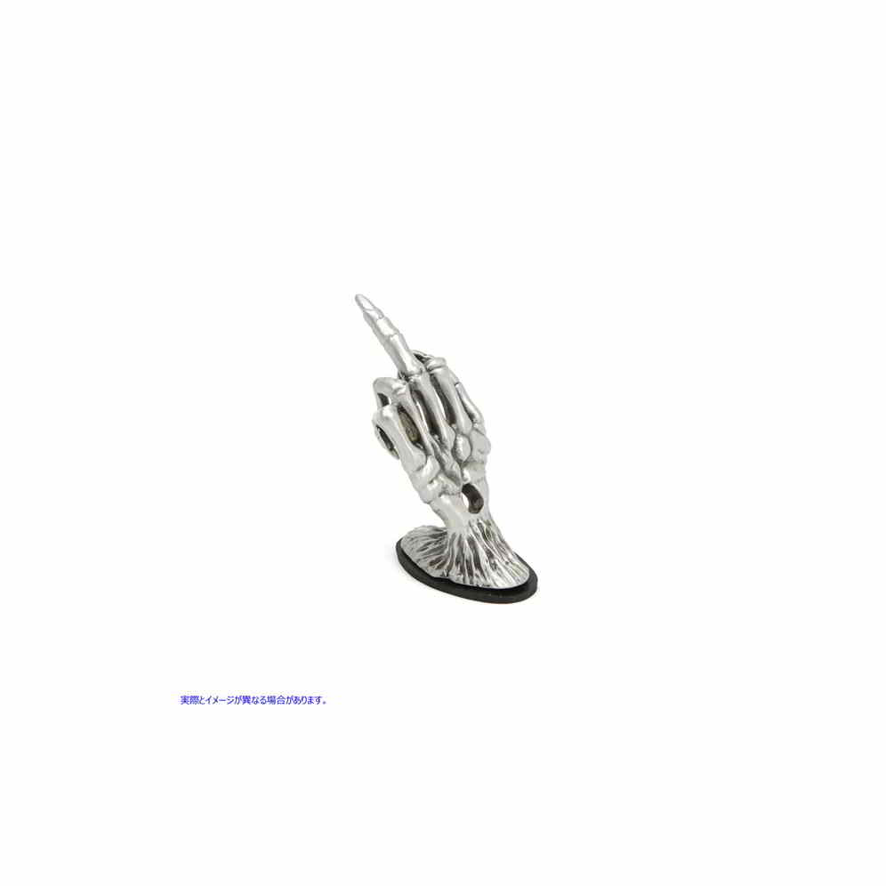 48-0246 スケルトンハンドフェンダーオーナメント Skeleton Hand Fender Ornament 取寄せ Vツイン (検索用／