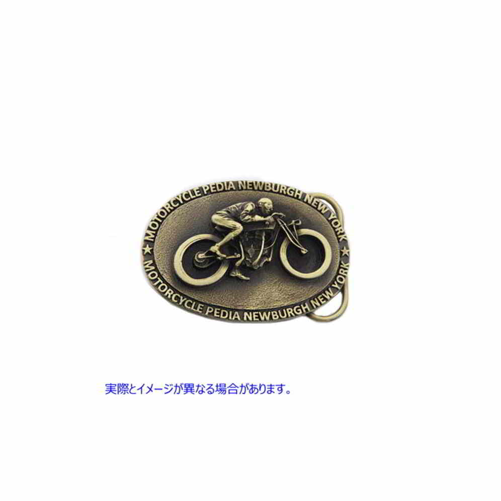 48-0824 Motorcyclepedia ボード トラック ベルト バックル Motorcyclepedia Board Track Belt Buckle 取寄せ Vツイン (検索用／