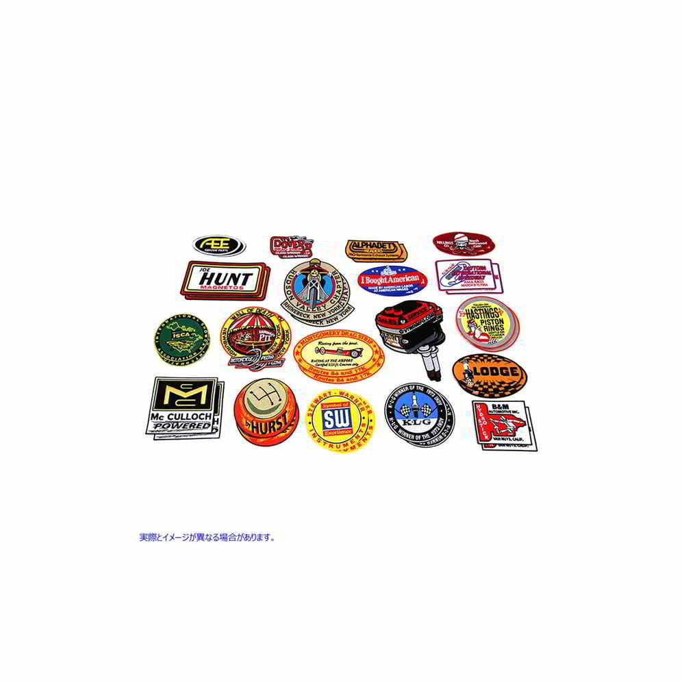 48-0837 ホットロッドパッチセット Hot Rod Patch Set 取寄せ Vツイン (検索用／