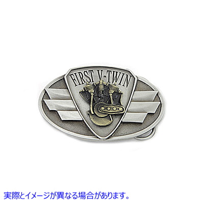 48-1112 初のVツインベルトバックル First V-Twin Belt Buckle 取寄せ Vツイン (検索用／