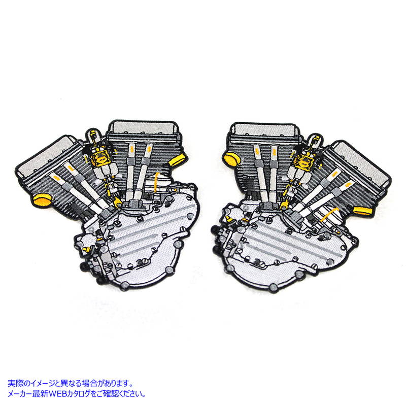 48-1167 雲台モーターパッチセット Panhead Motor Patch Set 取寄せ Vツイン (検索用／