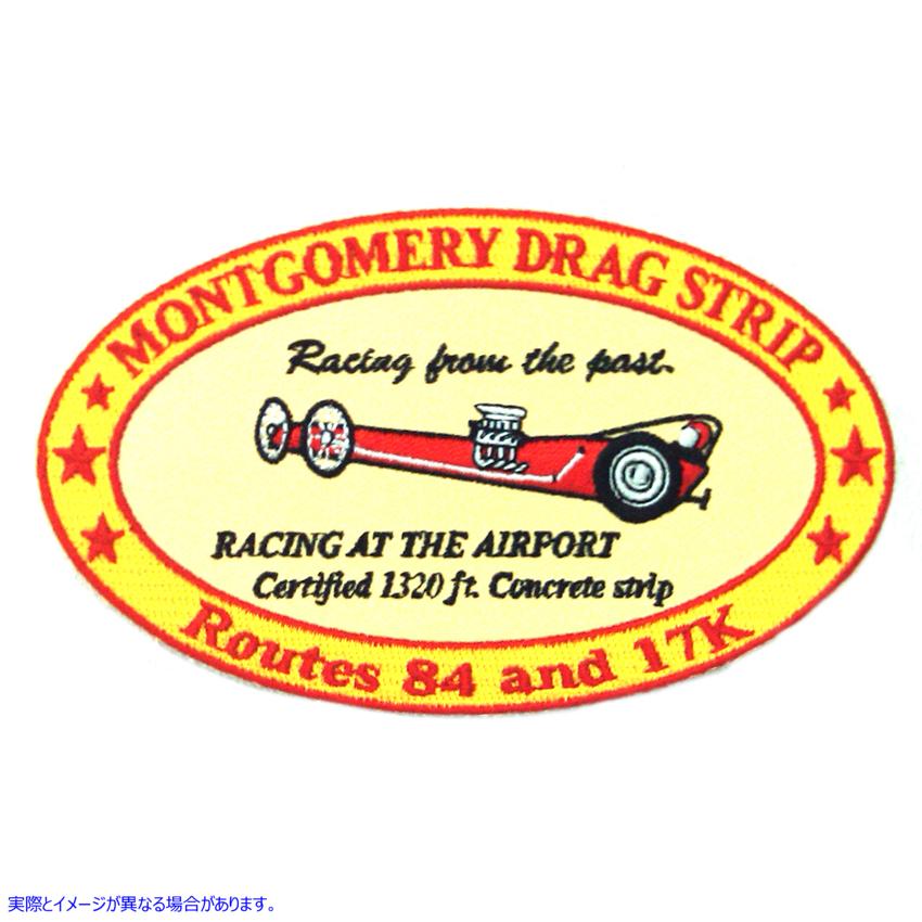 48-1493 モンゴメリー ドラッグ ストリップ パッチ Montgomery Drag Strip Patches 取寄せ Vツイン (検索用／