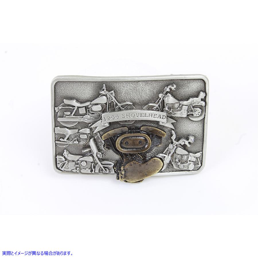 48-1514 ショベルヘッド ベルト バックル Shovelhead Belt Buckle 取寄せ Vツイン (検索用／