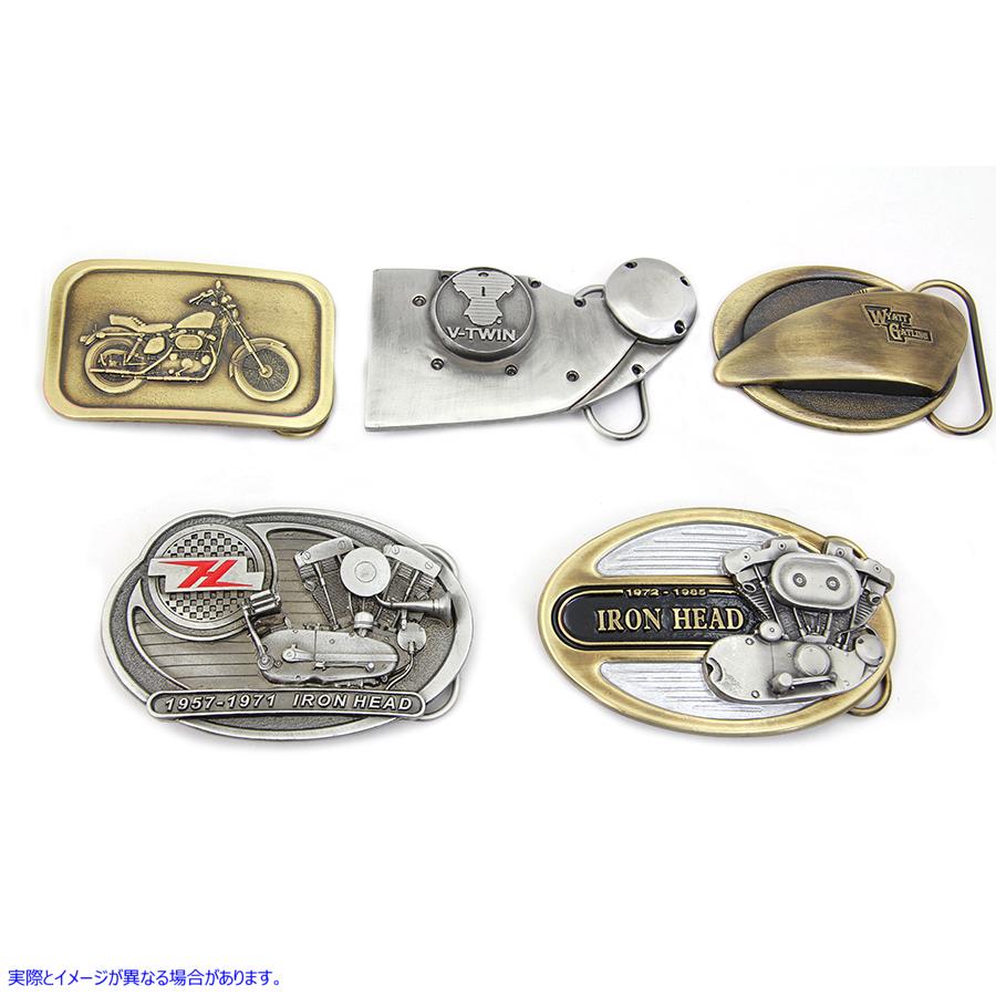 48-1522 V-Twin アイアンヘッド シリーズ ベルト バックル セット V-Twin Ironhead Series Belt Buckle Set 取寄せ Vツイン (検