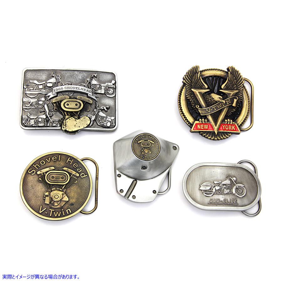 48-1525 ショベルヘッド ベルト バックル セット Shovelhead Belt Buckle Set 取寄せ Vツイン (検索用／