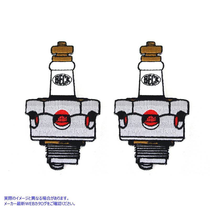 48-1642 Beck 18mm スパークプラグパッチ Beck 18mm Spark Plug Patches 取寄せ Vツイン (検索用／