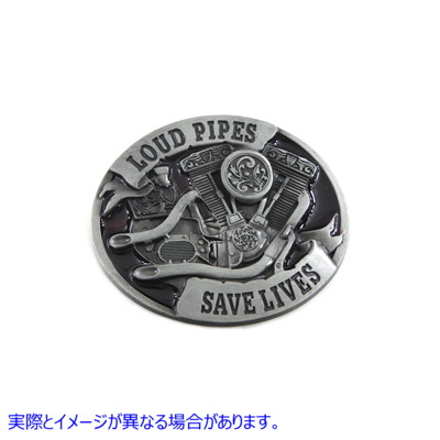 48-1769 ラウドパイプベルトバックル Loud Pipes Belt Buckle 取寄せ Vツイン (検索用／