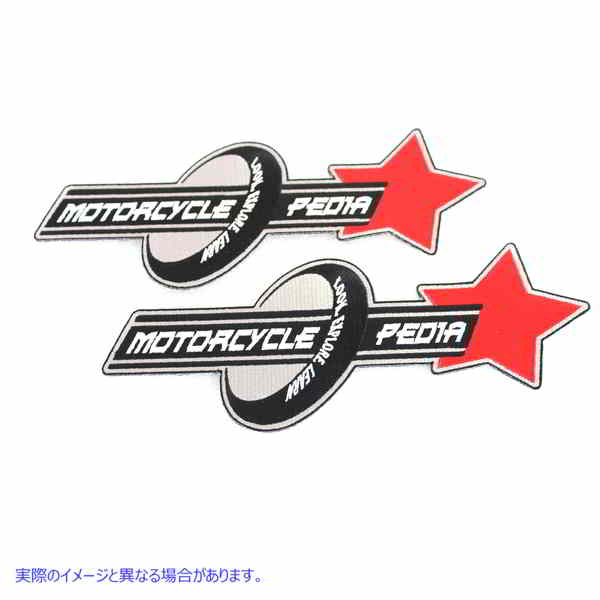 48-1819 モーターサイクルペディア バックパッチセット Motorcyclepedia Back Patch Set 取寄せ Vツイン (検索用／