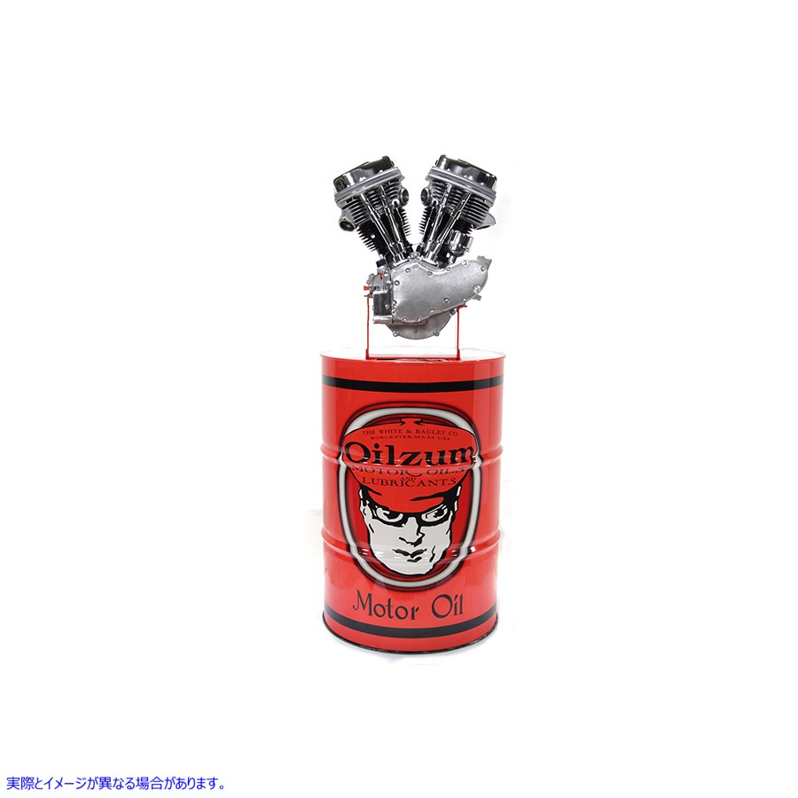 48-1836 55 Gallon Oilzum Can 取寄せ Vツイン (検索用／ V-Twin