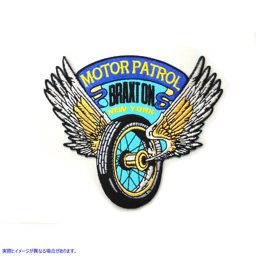 48-2313 ウィングホイールモーターパトロールパッチ Wing Wheel Motor Patrol Patches 取寄せ Vツイン (検索用／