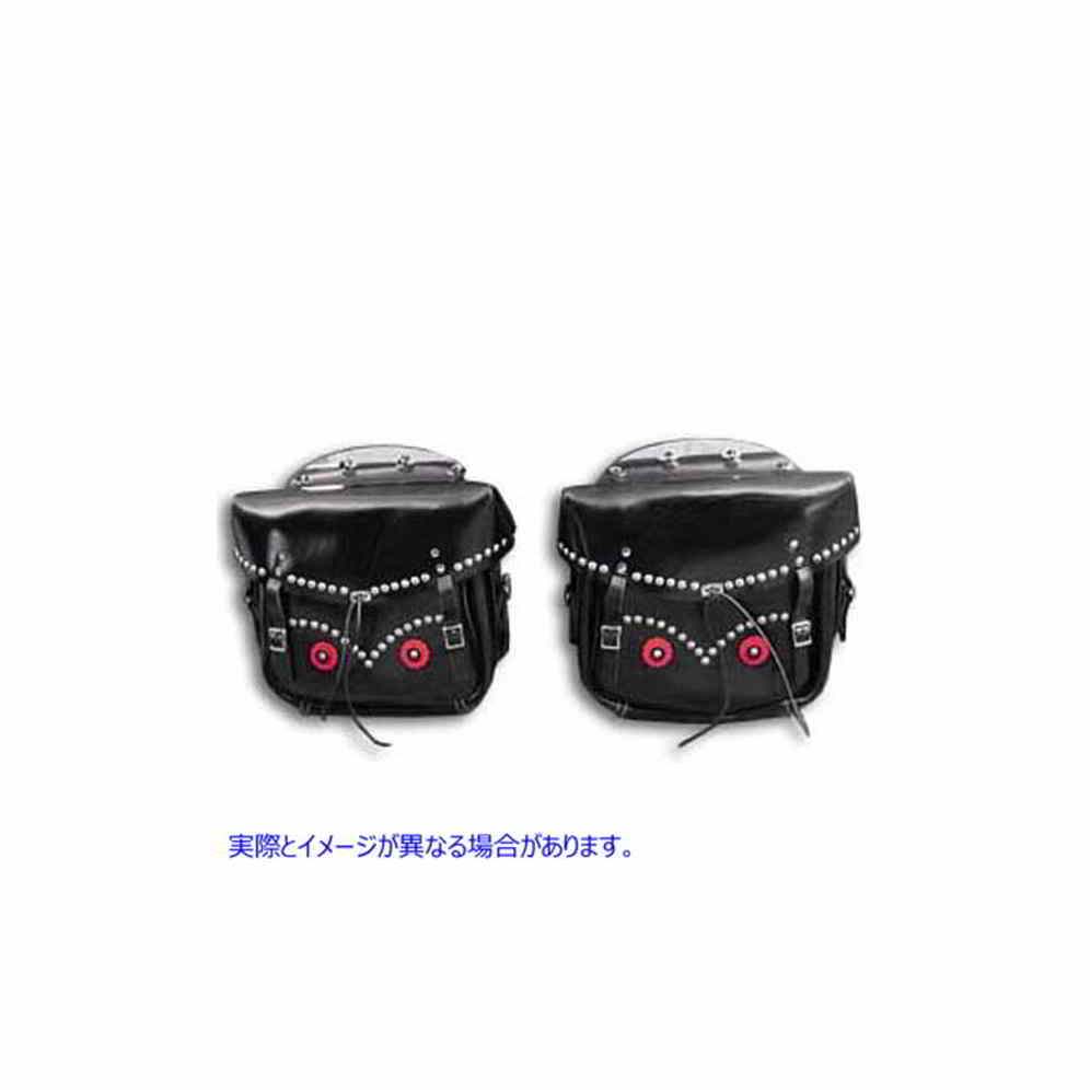 48-3156 剛性のあるloctiteサドルバッグブラック Rigid Loctite Saddlebags Black 取寄せ Vツイン (検索用／ V-Twin