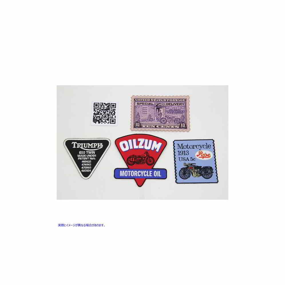 48-8014 布ワッペンセット シリーズ14 Cloth Patch Set Series 14 取寄せ Vツイン (検索用／