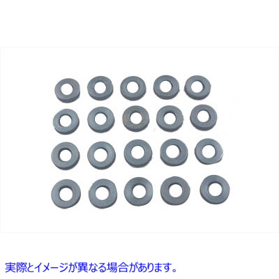 49-0055 インド製アルミニウムヘッドボルトワッシャー 取寄せ Vツイン Indian Aluminum Head Bolt Washer (検索用／I37618