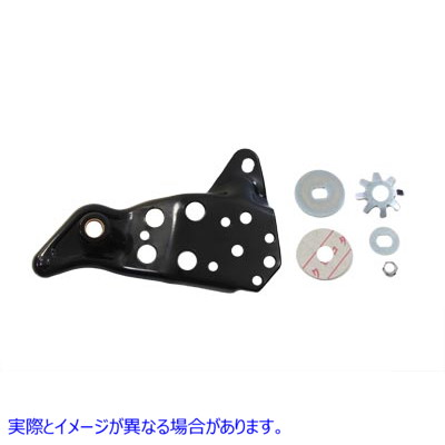 49-0125 ロッカークラッチブラケット ブラック Rocker Clutch Bracket Black 取寄せ Vツイン (検索用／36842-41