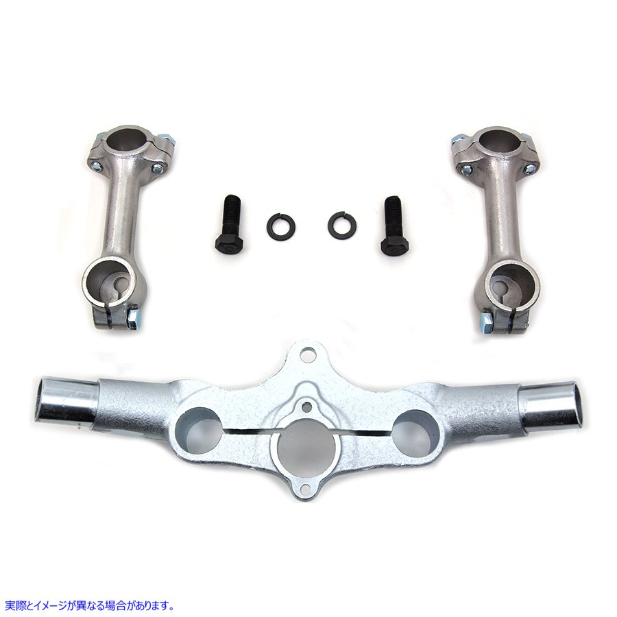 49-0289 スプリングフォークオフセットハンドルバーライザーキット Spring Fork Offset Handlebar Riser Kit 取寄せ Vツイン (検索用／ V-Twin