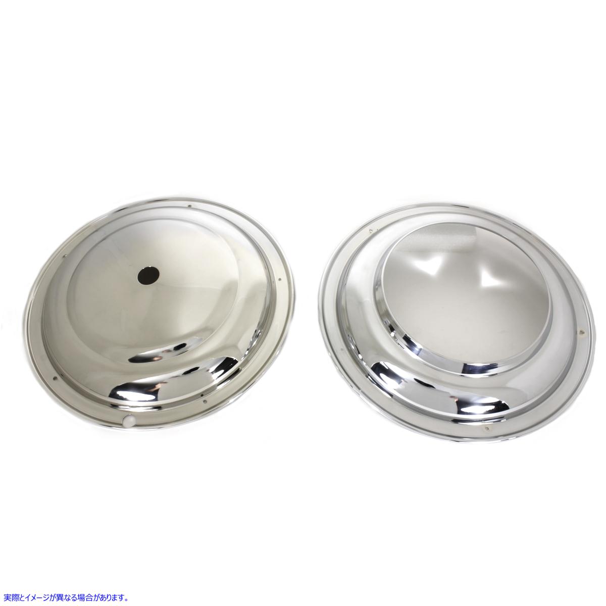 49-0299 16インチ スターハブ ホイールカバーセット クローム 16 inch Star Hub Wheel Cover Set Chrome 取寄せ Vツイン (検索用