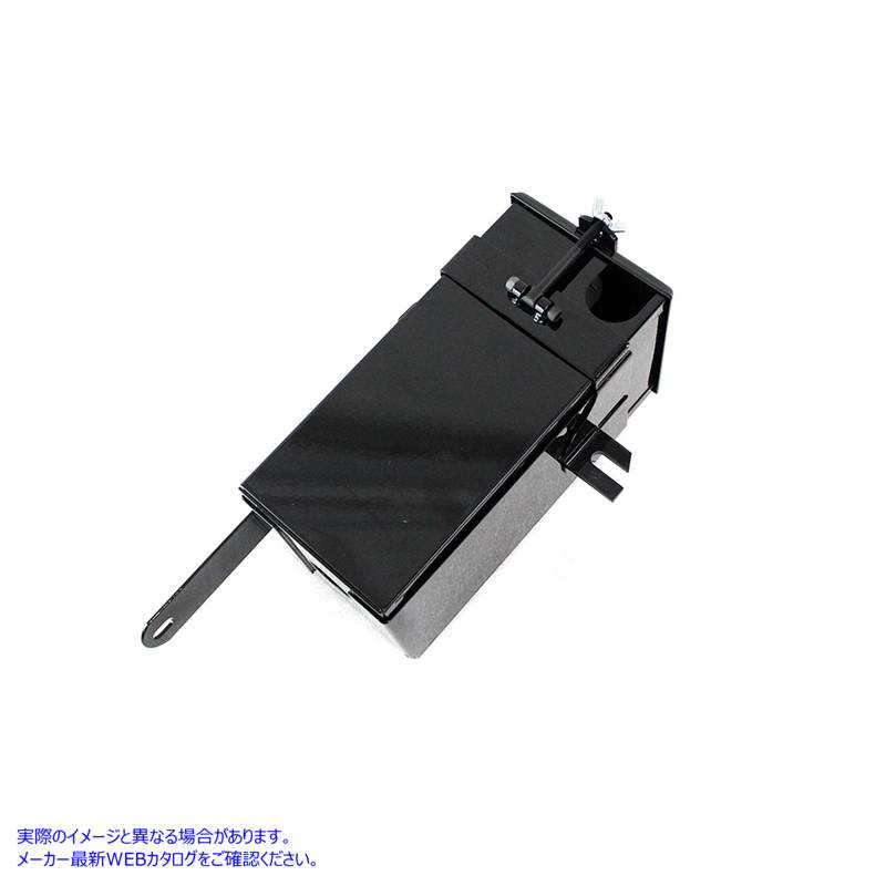 49-0308 黒の電池ボックス Black Battery Box 取寄せ Vツイン (検索用／66203-40