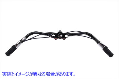 49-0353 スピードスター ハンドルバー ブラック 取寄せ Vツイン Speedster Handlebar Black (検索用／