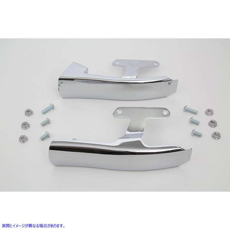 49-0468 クローム サドルバッグ フィラー ストリップ セット Chrome Saddlebag Filler Strip Set 取寄せ Vツイン (検索用／91422