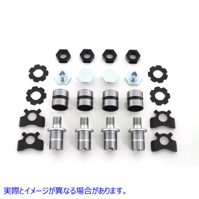 49-0546 フロントロッカースタッドセット 取寄せ Vツイン Front Rocker Stud Set (検索用／