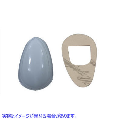 49-0597 フロントフェンダーランプレンズのみ 取寄せ Vツイン Front Fender Lamp Lens Only (検索用／