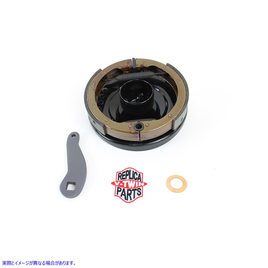 49-0613 1936 リア ブレーキ バッキング プレート アセンブリ キット 取寄せ Vツイン 1936 Rear Brake Backing Plate Assembly K